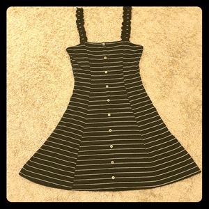 Aero Stripped Blue and White Dress